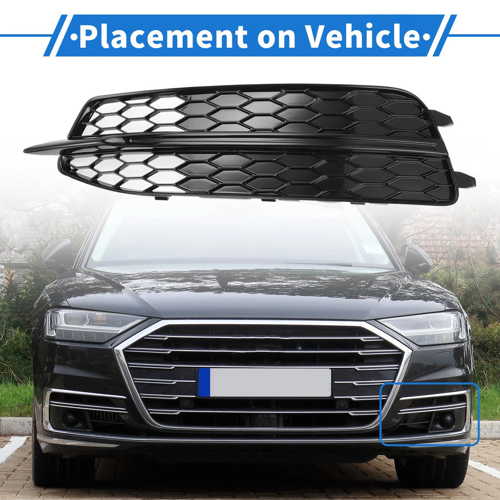 Front Left Fog Light Grill Replacement for Audi A6 C7 (2011–2014)