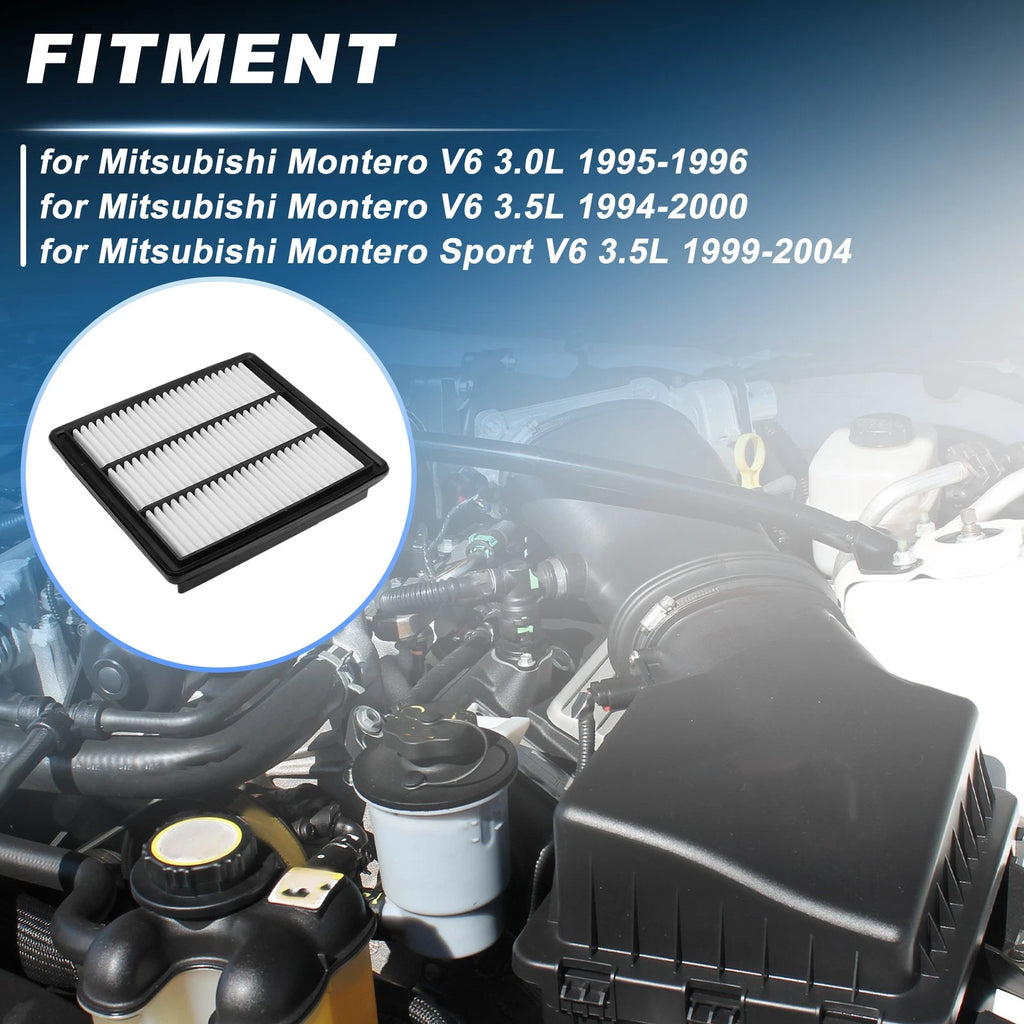 Engine Air Filter for Mitsubishi Montero V6 3.0L (1995–1996) MD620823