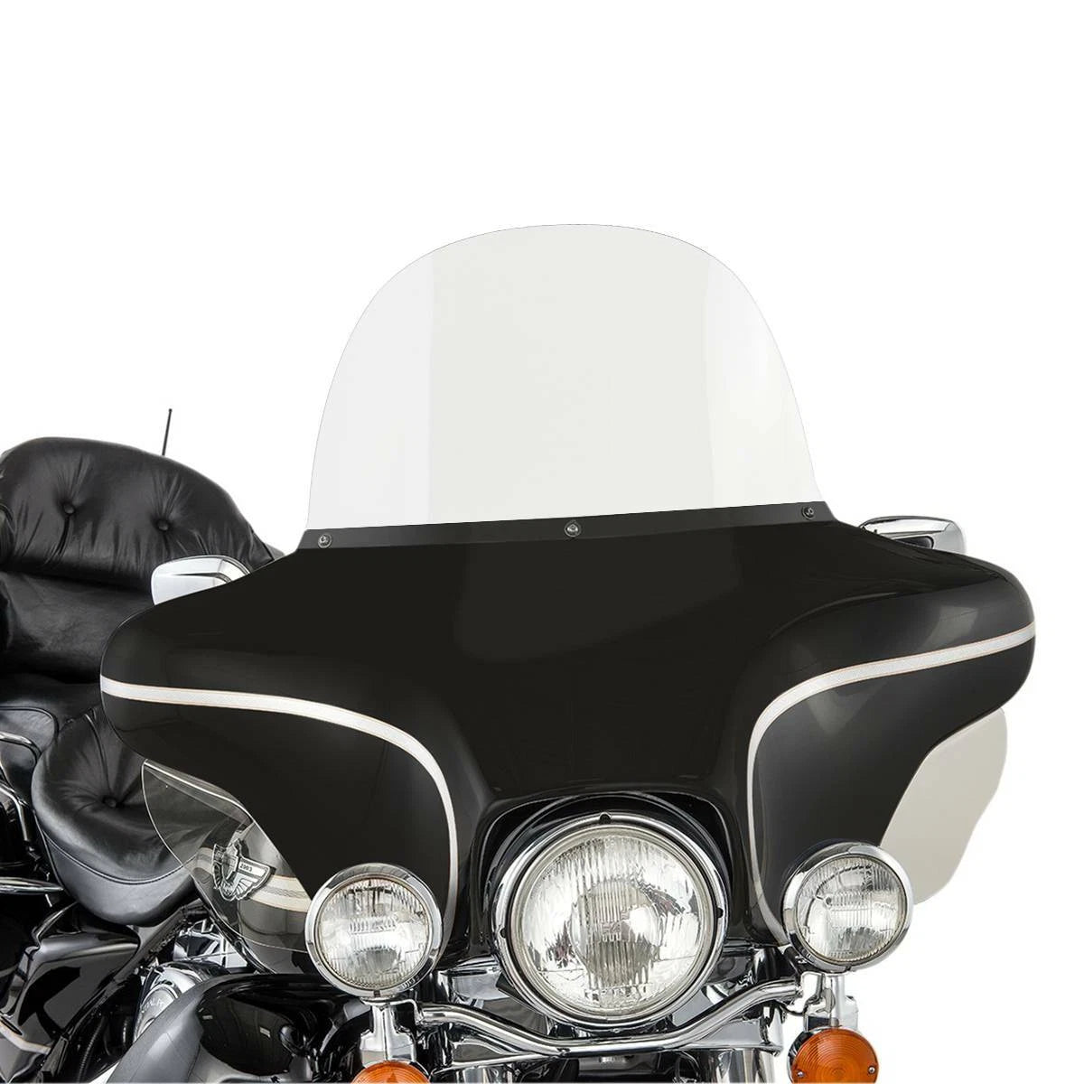 Smoke/Clear Windshield for Harley Electra Glide & Street Glide (2014–2024)