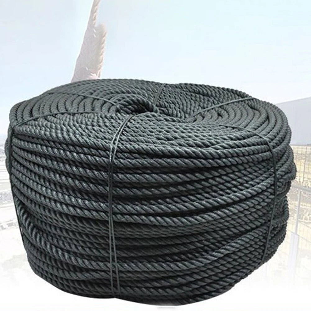 6mm x 30M Black Poly Rope for Greenhouse Lamination (No Part Numbers)