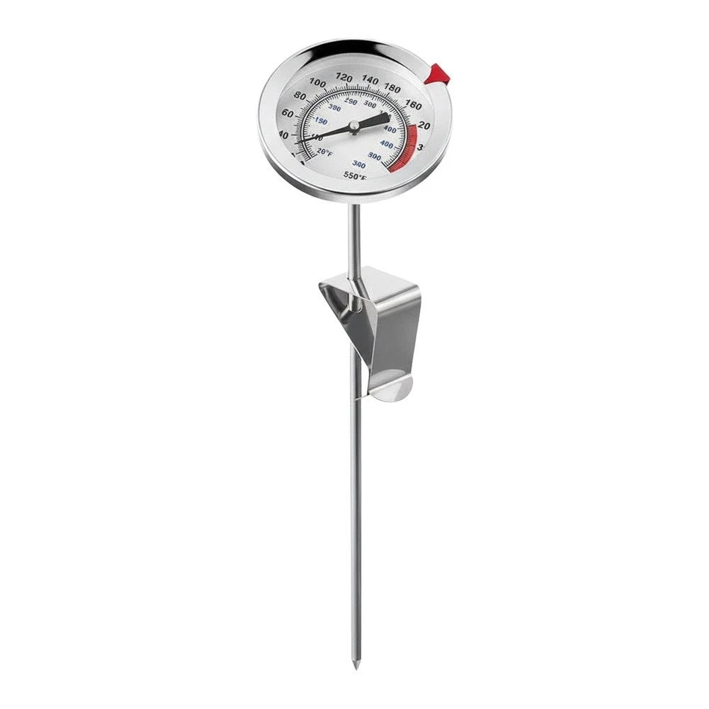 2X High-Temperature Kitchen Oil Thermometer with Stand for Cooking & Grilling