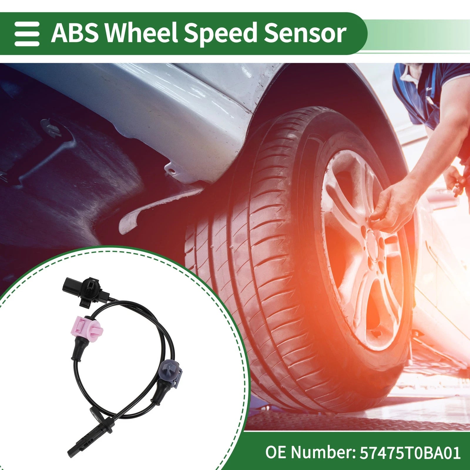 ABS Wheel Speed Sensor Replacement for Honda CR-V 2WD (2012–2016)