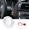 Start Stop Button Cap with Ring Kit for BMW 1 2 3 4 Series X1 X2 Silver (2008–2022)