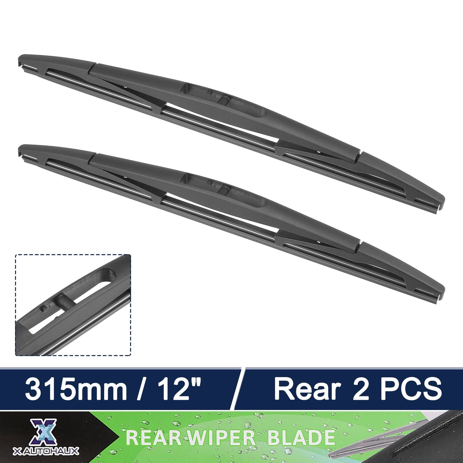 2PC Rear Windshield Wiper Blade Replacement for Honda CR-V (2017–2022)