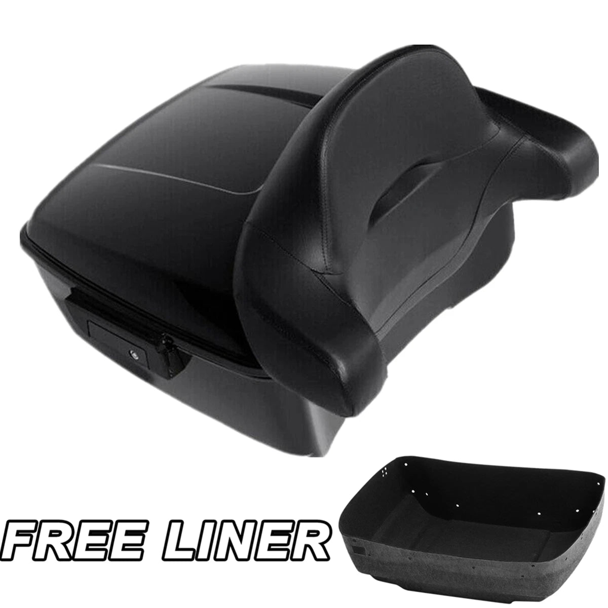 Trunk Backrest Pad for Harley Touring Electra Road Glide (2014–Up)