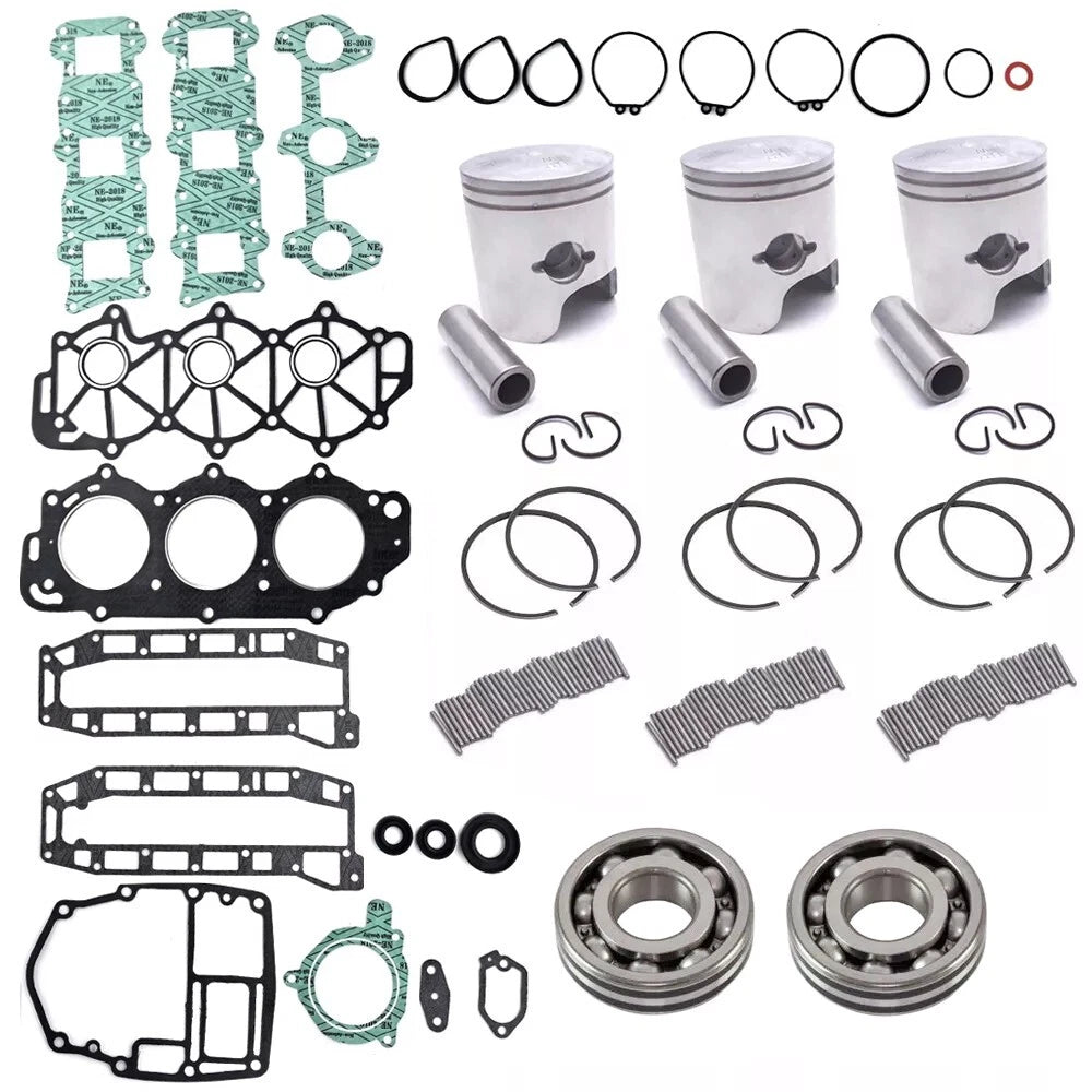 Crankshaft & Power Head Rebuild Kit STD 6H5 for Yamaha 2T 40 50HP (1984–1994)