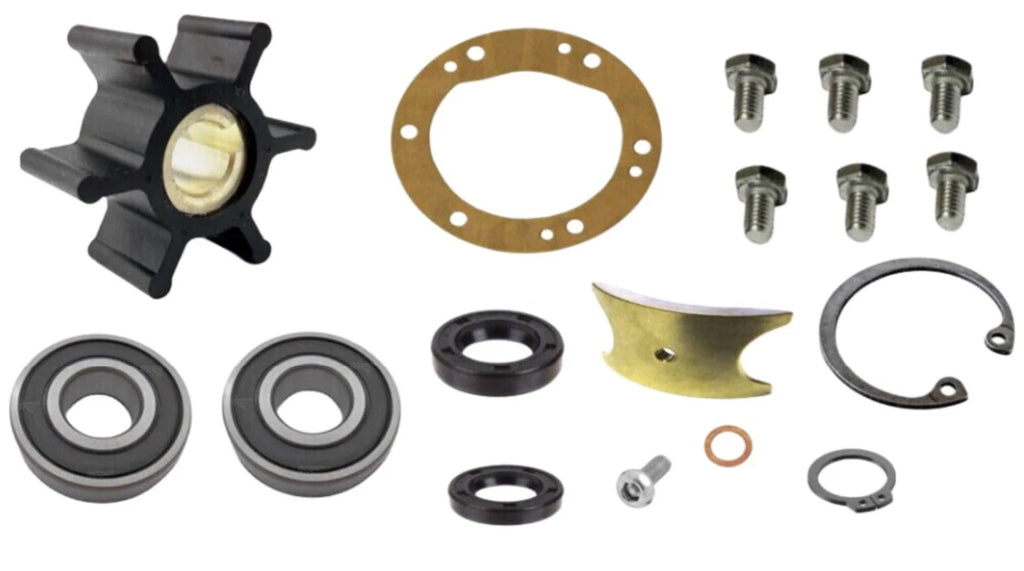 Water Pump Repair Kit for Yanmar Marine 2GM 2GMF 2GM20F (2.75" OD Gasket)