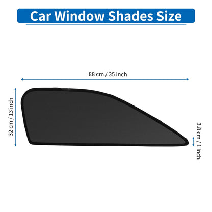 Car Window Cover for Honda Vezel RV Series (2013–2023) Net Black