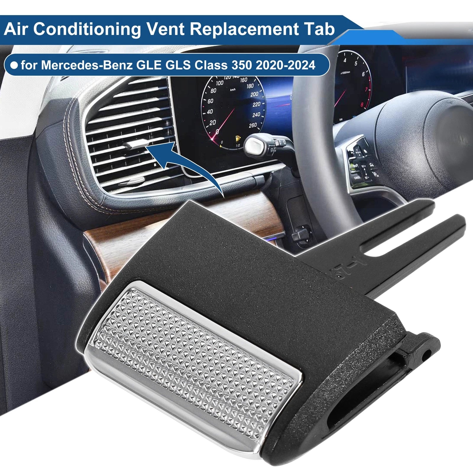 Vent Outlet Tab Clip Replacement for Mercedes-Benz GLE GLS Front Left (2016–2023)