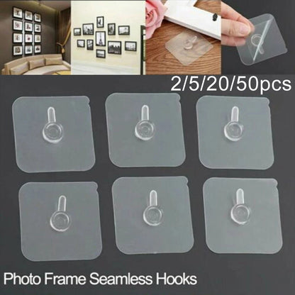 50 Pack Wall Hooks for Hanging Clocks and Photo Frames