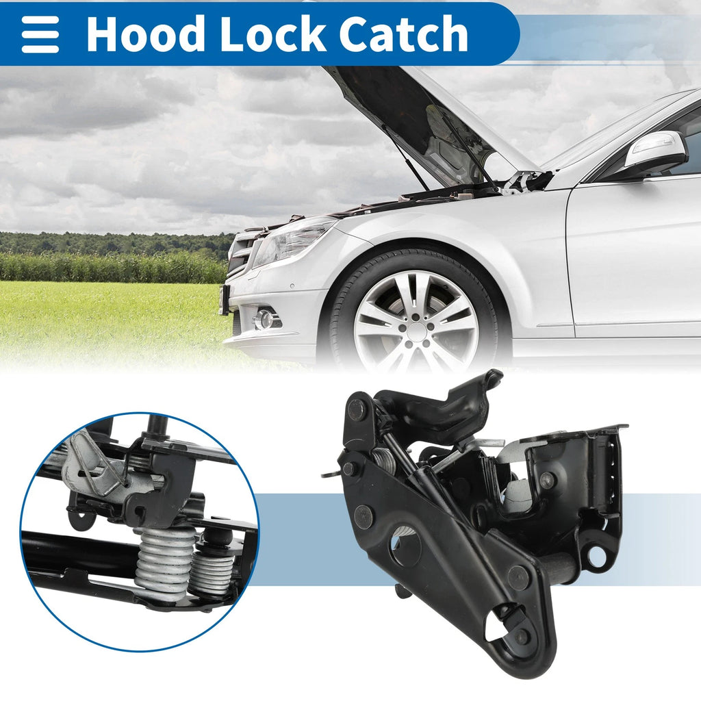Hood Latch Assembly for BMW 528i Engine Hood Latch Lock Release (2008–2010)