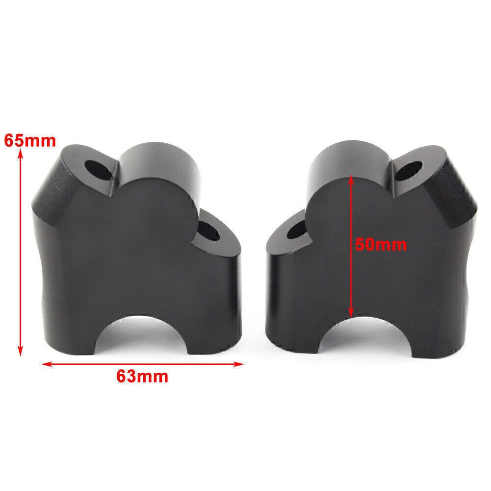 2X Handlebar Risers Mount Clamp Adapter for BMW F800R (2015–2017)