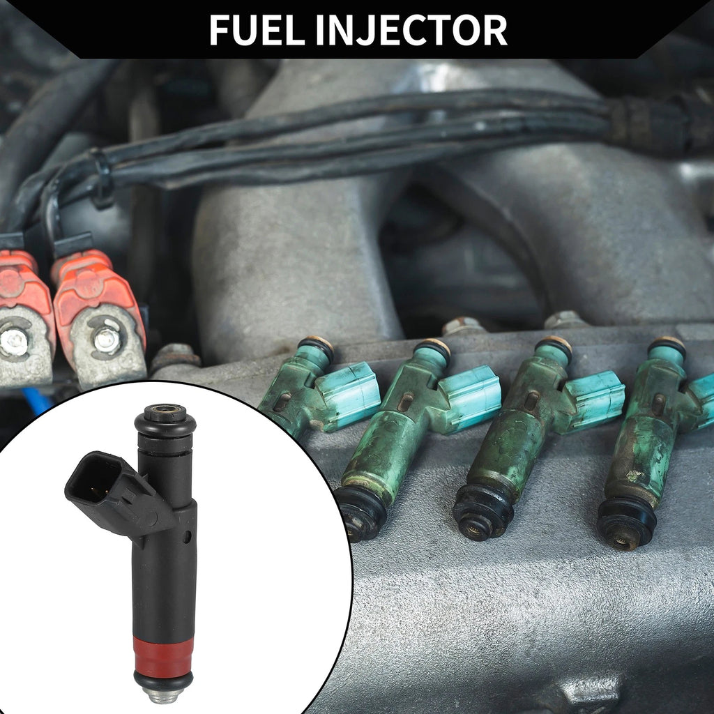 Fuel Injector Replacement for Dodge Ram 1500 (2002–2003) 4.7L Black