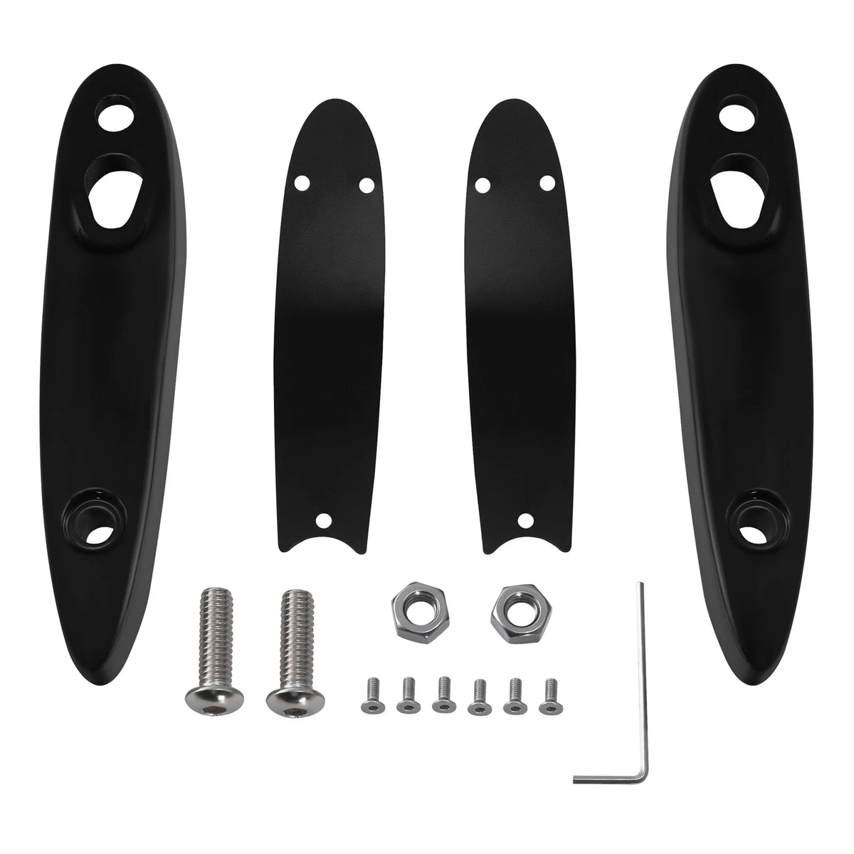 Turn Signal Extension License Plate Kit for Harley Softail (2000–2025) Black