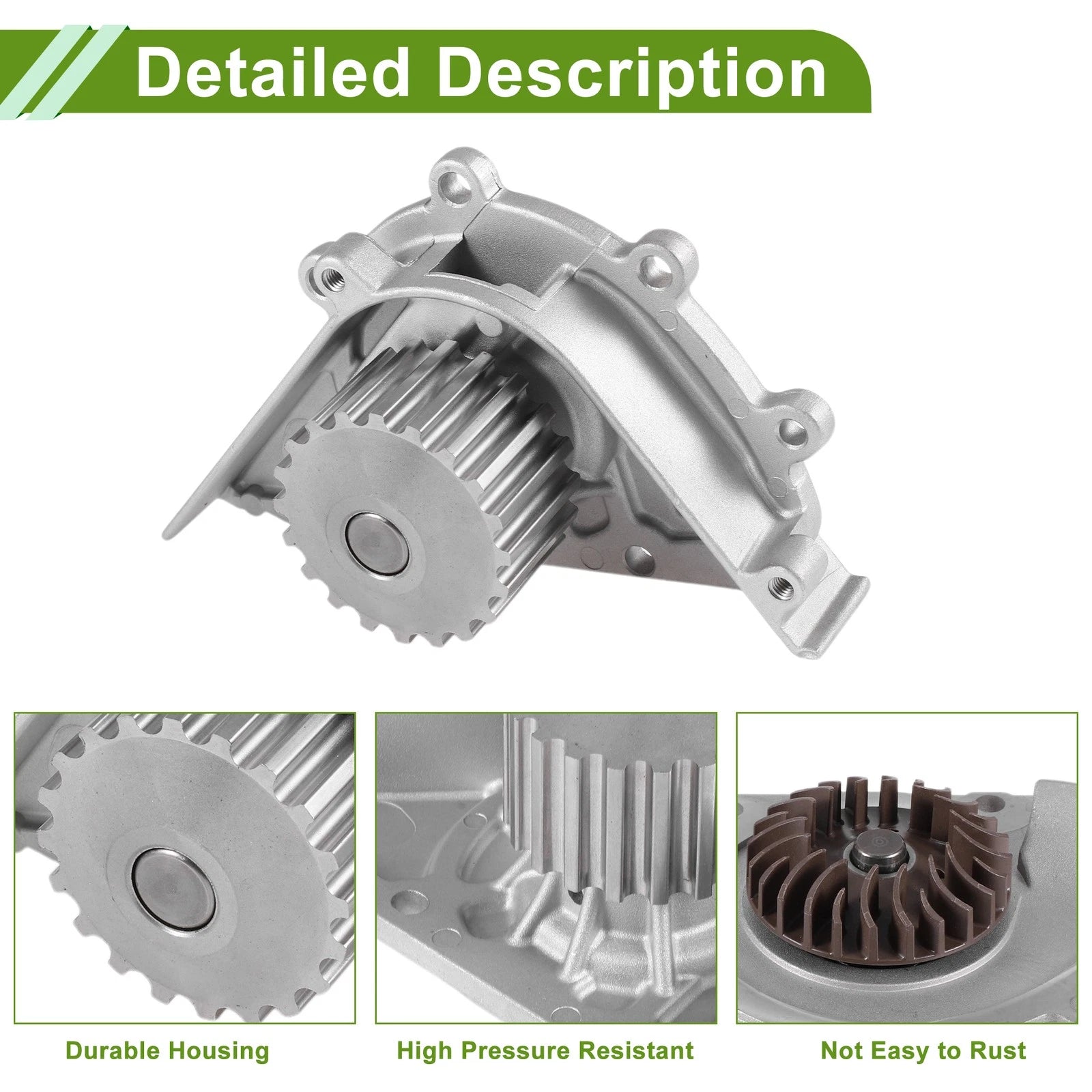 Engine Water Pump for Citroen C4 (2008–2013) No. 1201E1 Cooling Pump