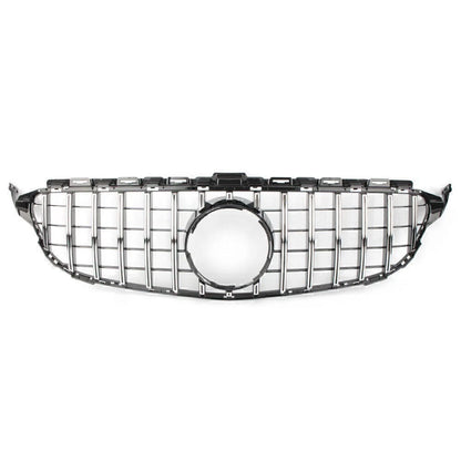 Honeycombe Style Mesh Front Bumper Grille for Benz C Class W205 (2015–2018)