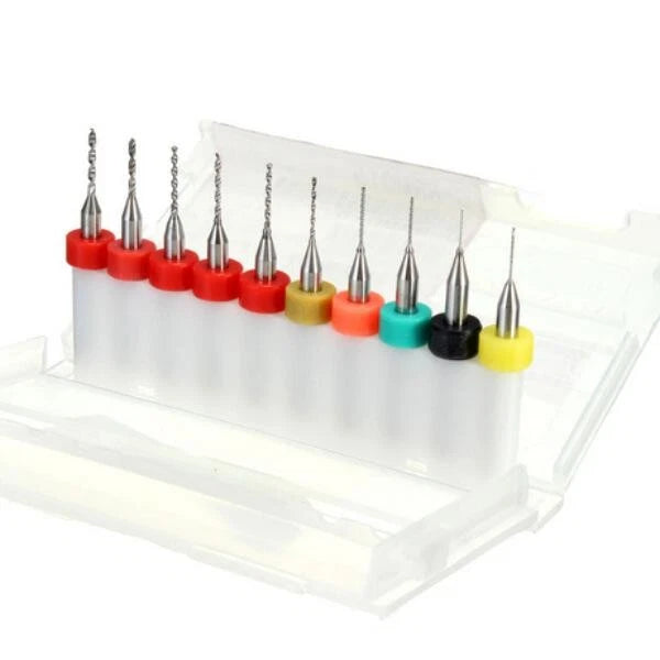 10pcs Drill Cleaner Tool for 3D Printer Brass Nozzle (0.3mm-1.2mm)