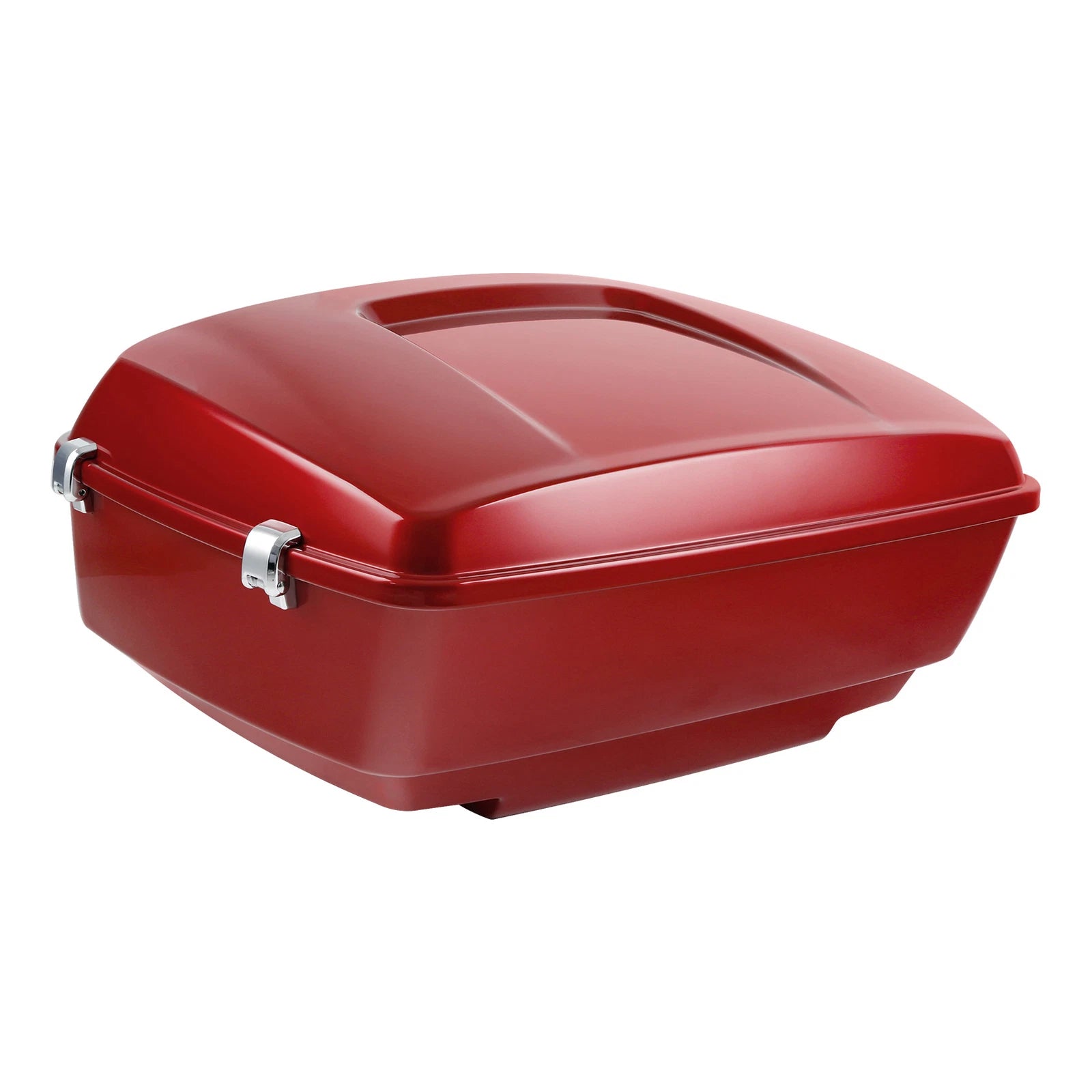 Trunk Backrest Pad Mount Rack for Harley Touring (2014–2026) Wicked Red