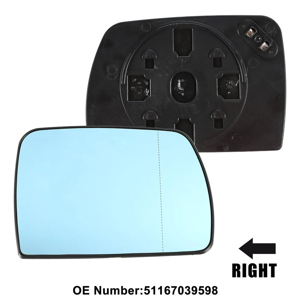 Right Side Mirror Glass Replacement for BMW X5 and Land Rover (2000–2006)