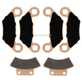 Front & Rear Brake Pads for Polaris Big Boss 250 300 350L 400L 500 4x6 6x6 (1989–1999)