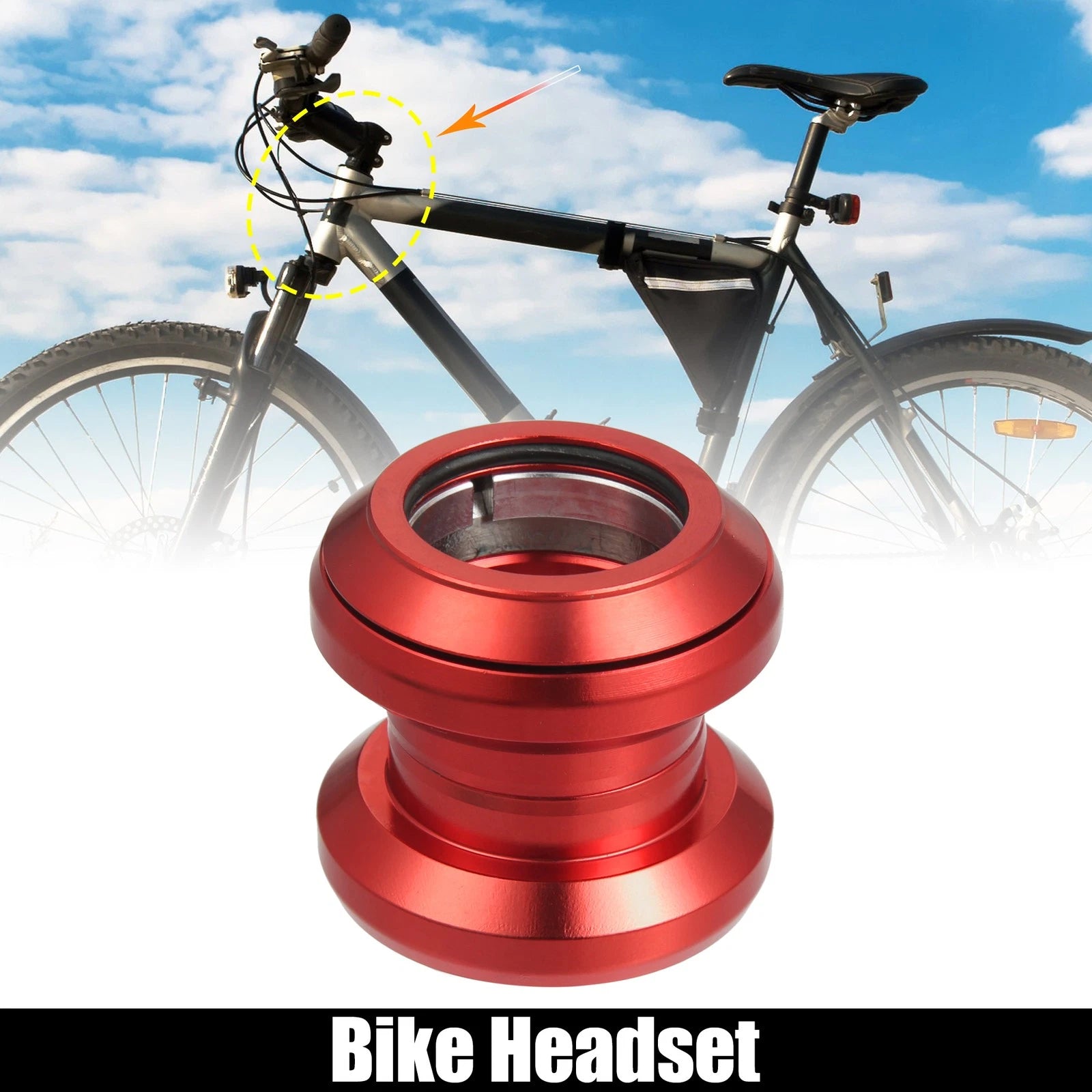 Sealed External Headset for Road Bike MTB Threadless (29.6mm) (2005–2015)