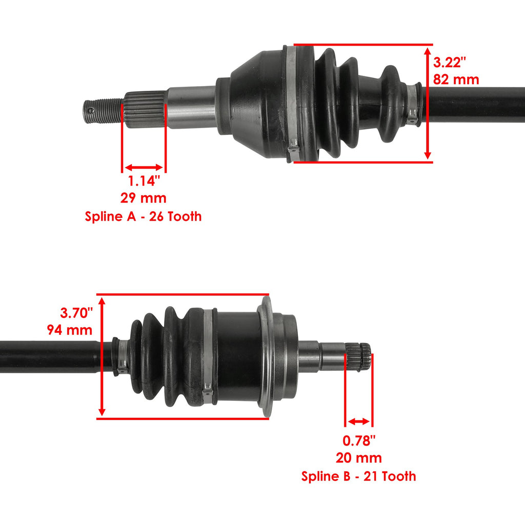 CV Joint Axle Front Left Replacement for Can Am Outlander 650 4x4 (2013–2018)