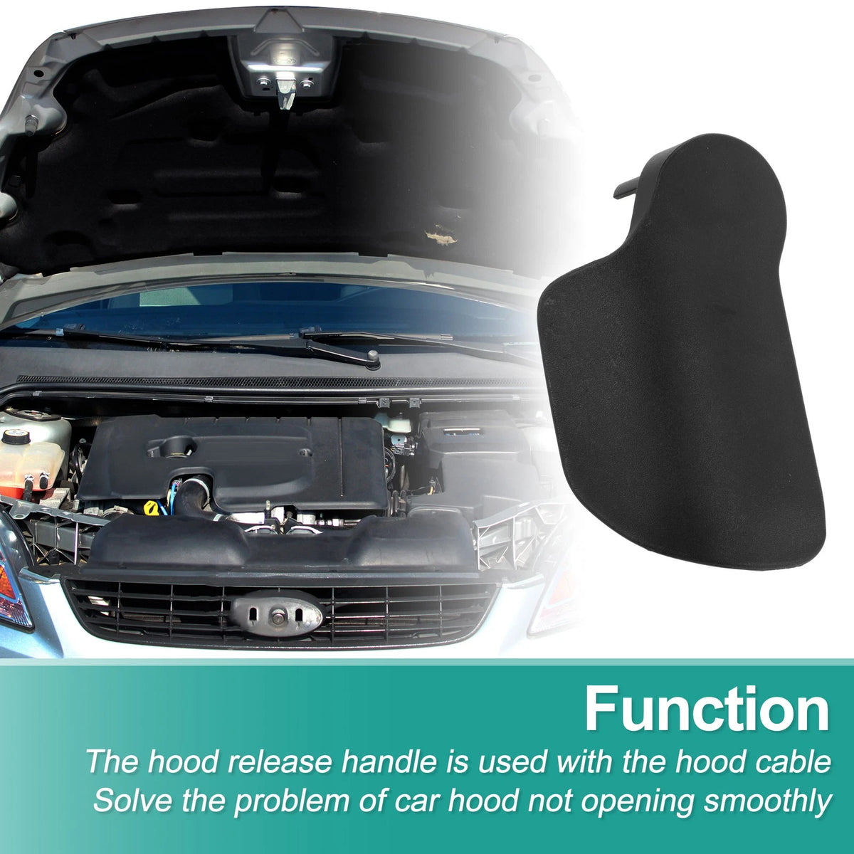 Hood Latch Release Handle for Audi A6 C6 (2005–2012)