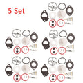 Set of 5 Carburetor Rebuild Kits for Briggs & Stratton Nikki (796184)