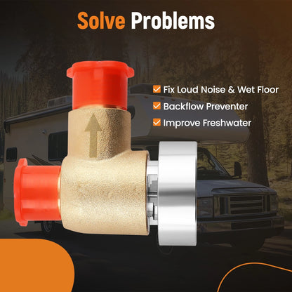 RV Vacuum Breaker Check Valve for Camper RV (571-VAC-CHK-A)