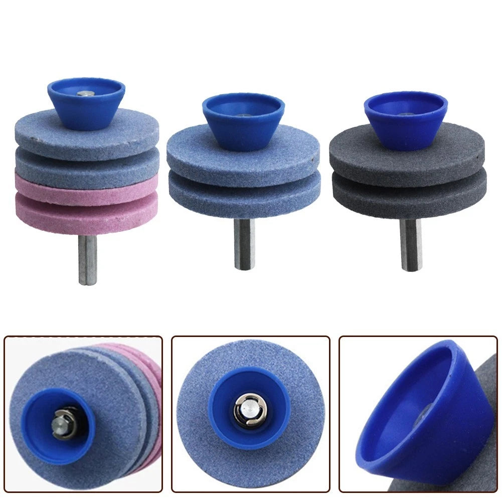 4X Grinding Wheel Whetstone Sharpener for Blade Restoration