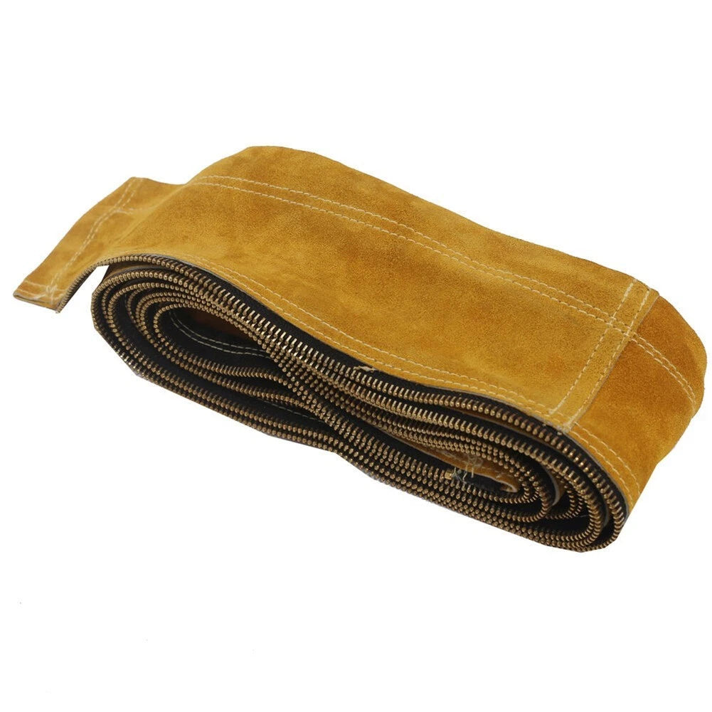 Cowhide Leather Torch Cable Guard for TIG MIG Welding (11.5ft/25ft)