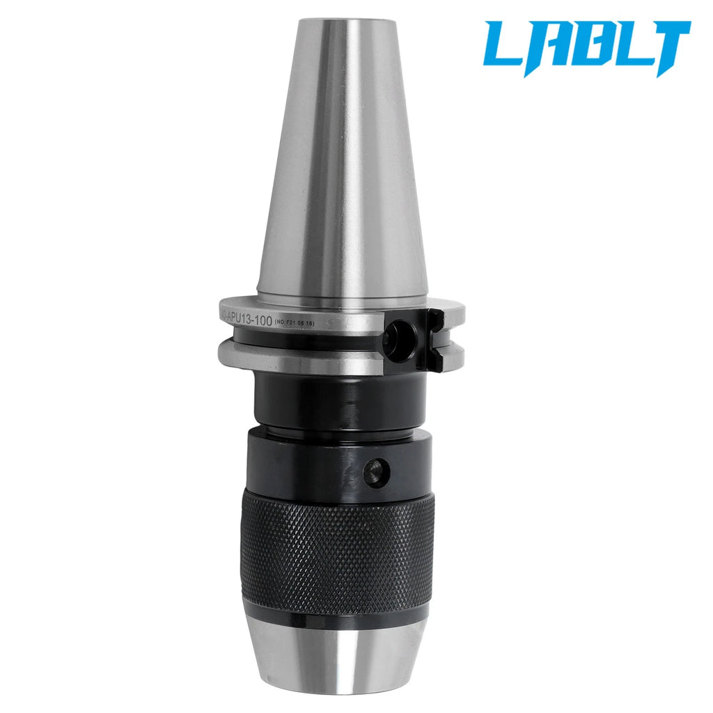 Dual Contact Keyless Drill Chuck for CAT40 (1/2")