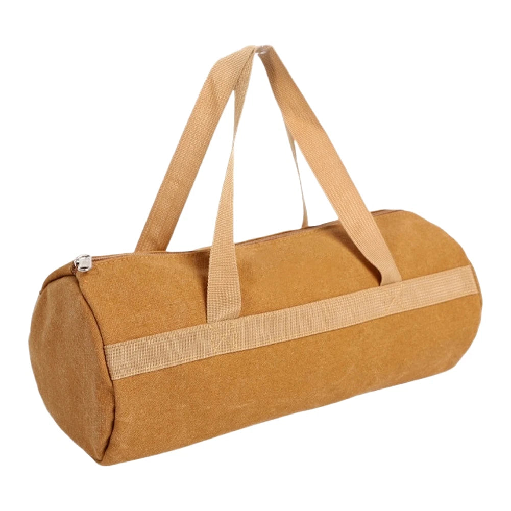 Canvas Cylinder Carry Bag for Tent Pegs and Accessories