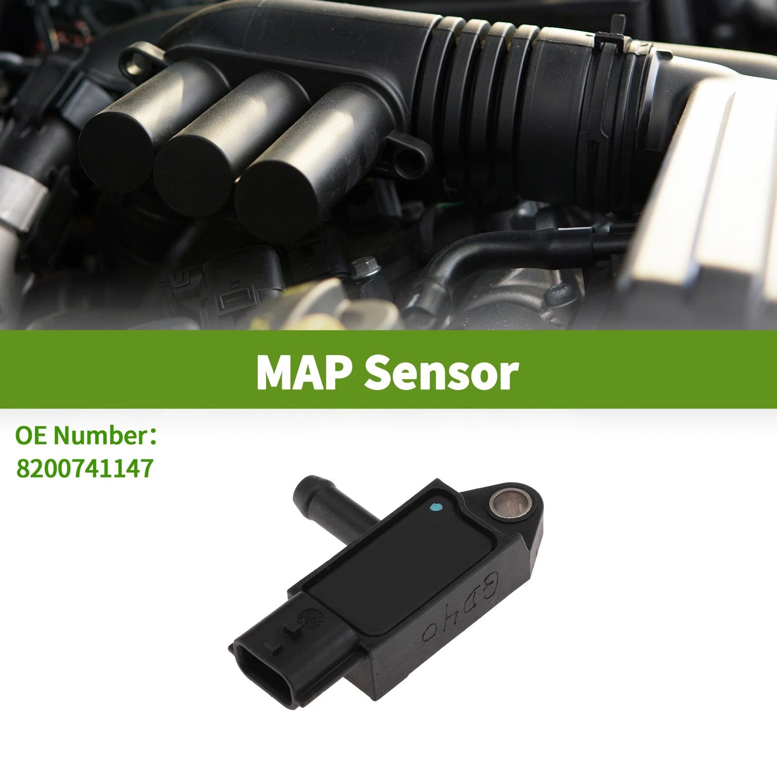 MAP Sensor for Renault Megane III (2011) No. 8200741147