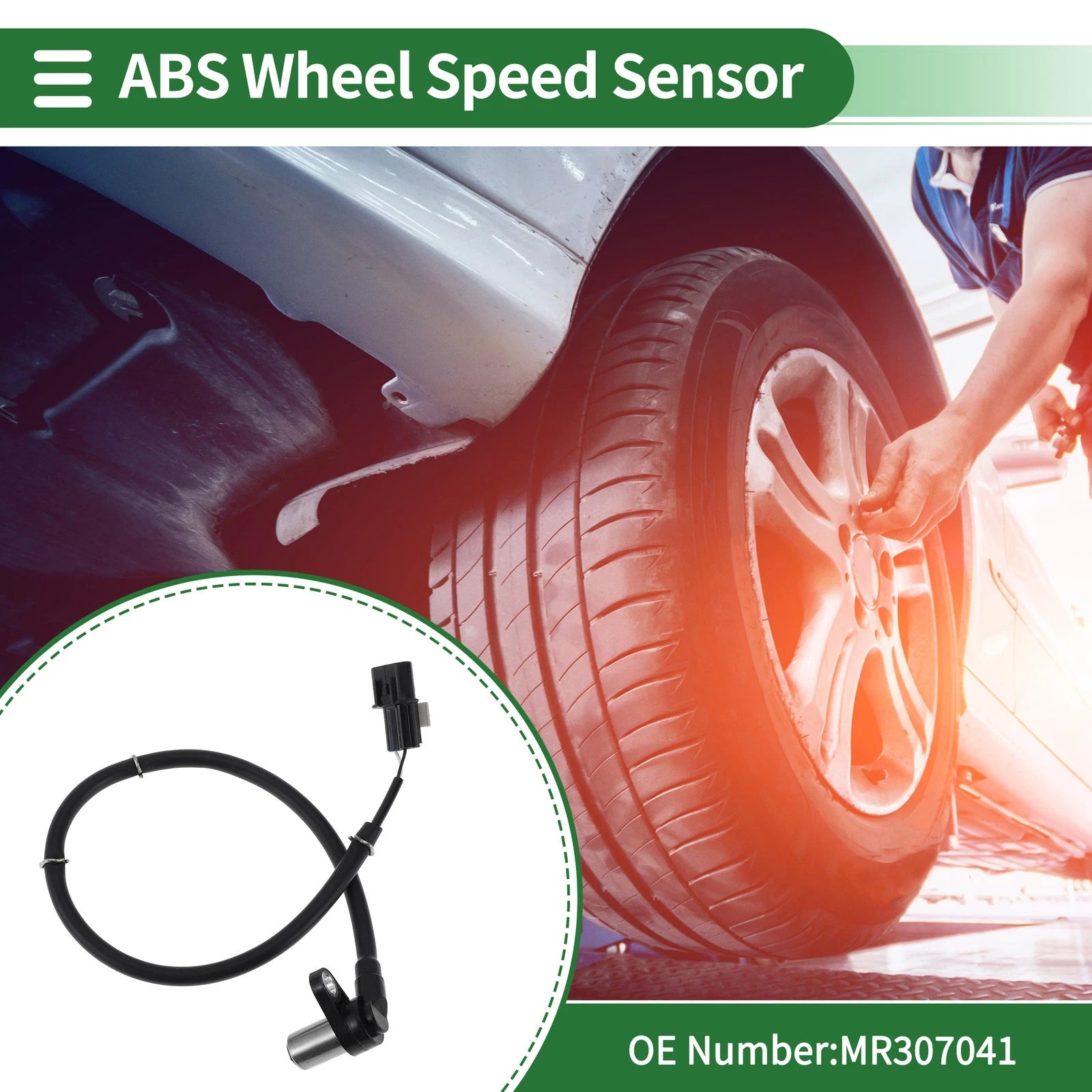 ABS Wheel Speed Sensor Replacement for Mitsubishi L400 Front (1994–2012)