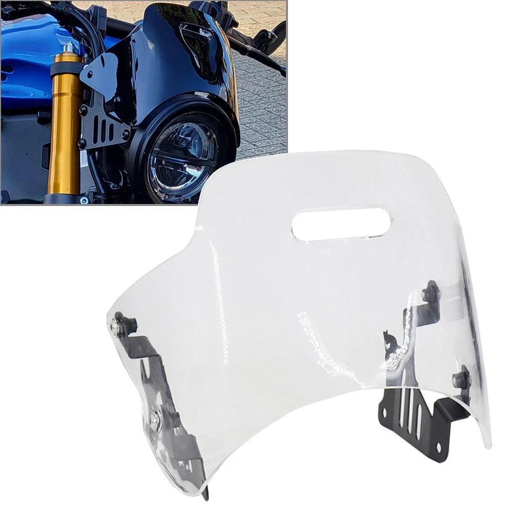 Front Windshield Deflector for Yamaha XSR900 (2022–2023) Clear