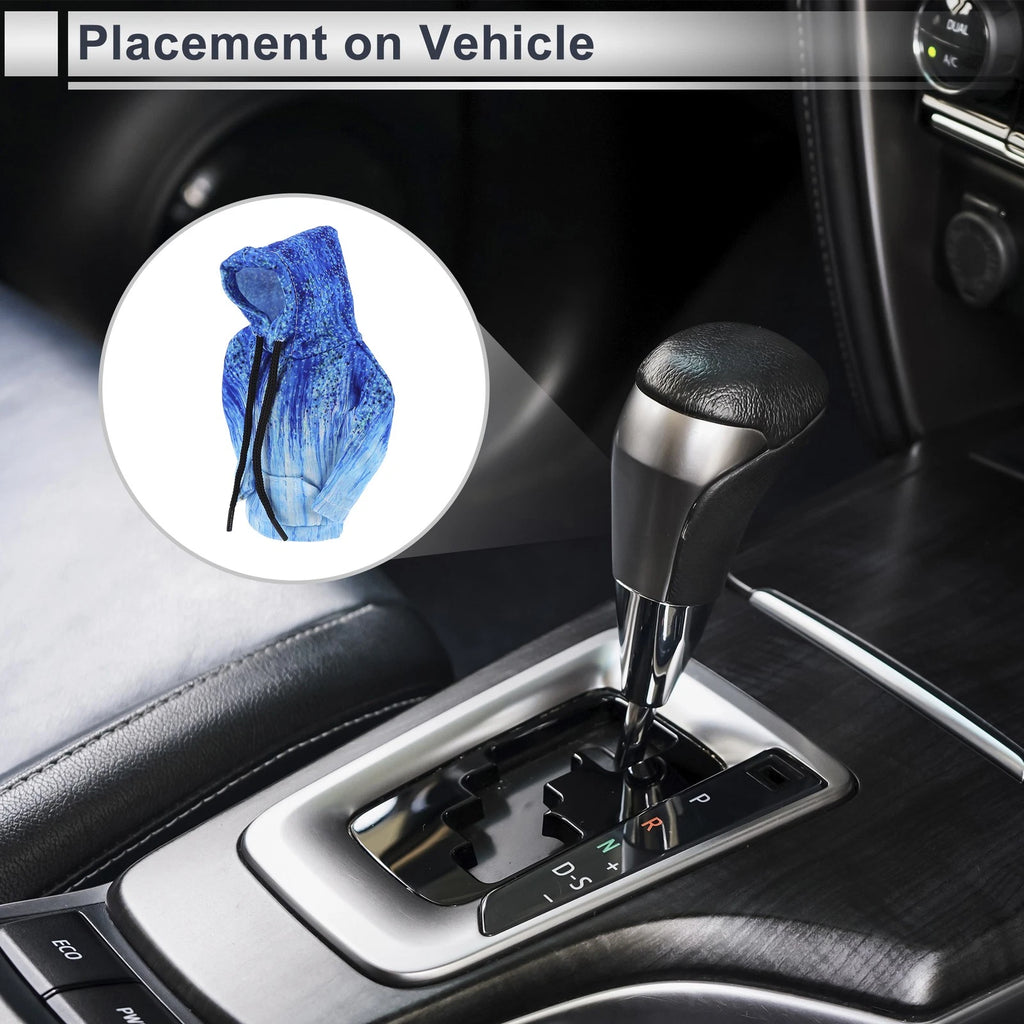 Gear Shift Knob Cover for Universal Vehicles (3D Printed, Blue Gradient)