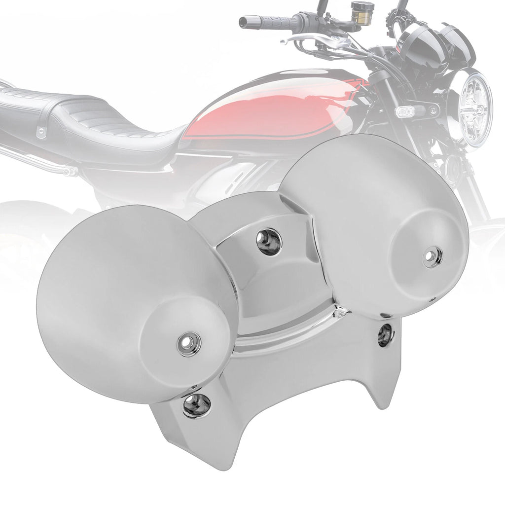 Tachometer Case Speedometer Cover Chrome for Kawasaki Z900RS (2018–2023)