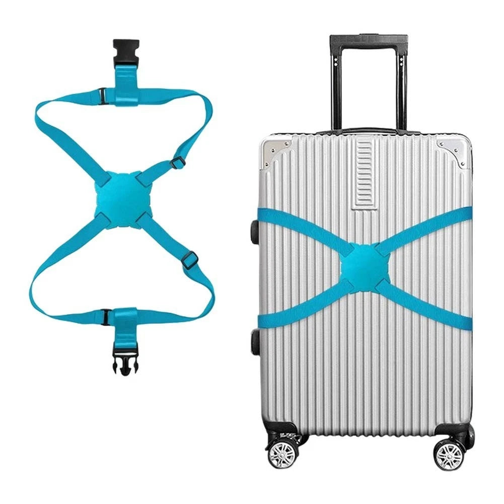 Adjustable Luggage Straps for Travel Bags - Figure Eight Design