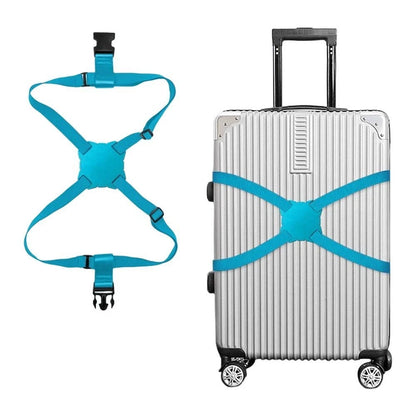 Adjustable Luggage Straps for Travel Bags - Figure Eight Design