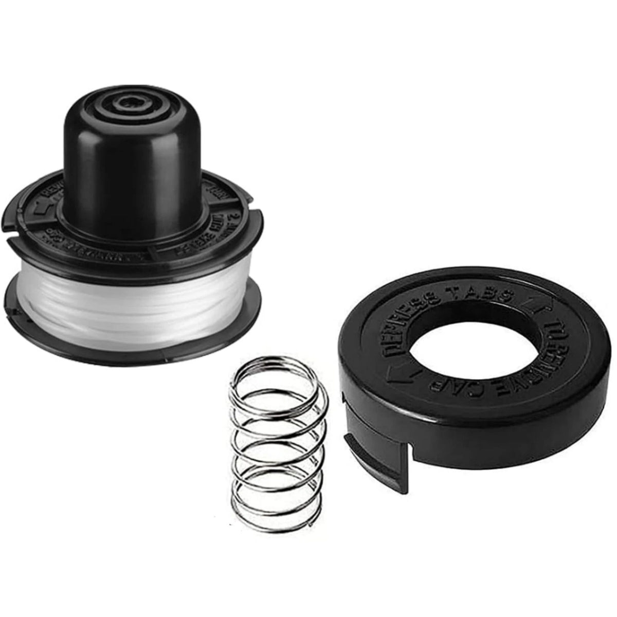 Trimmer Spool Line Kit for Black & Decker ST4400, ST6500, GE600