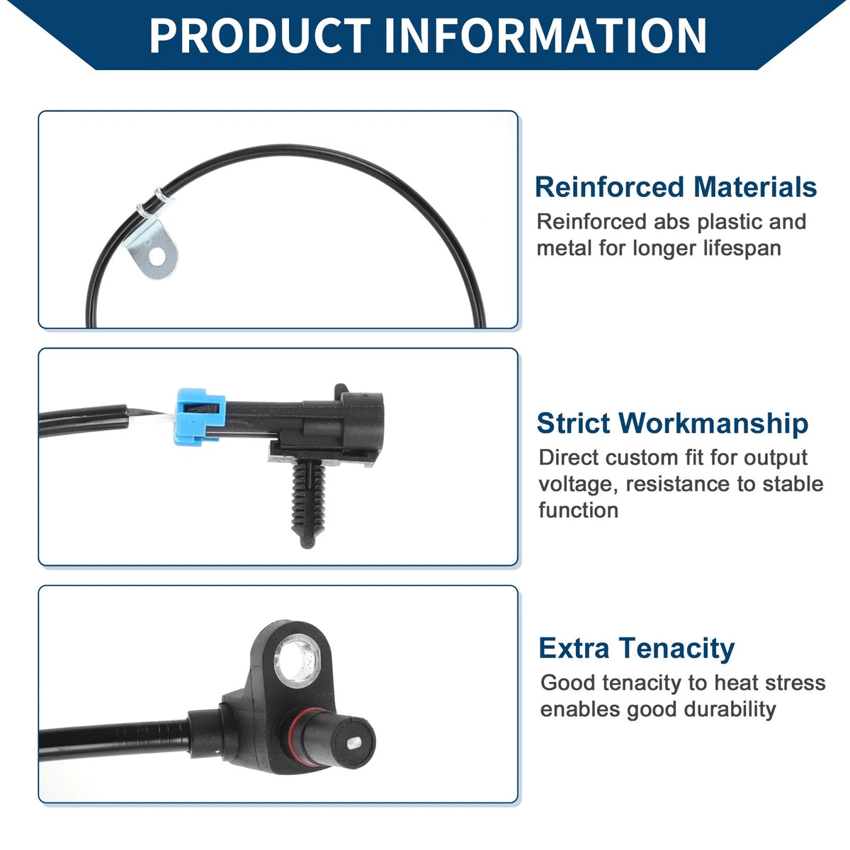 ABS Wheel Speed Sensor Replacement for Chevrolet C1500 Suburban Right (1999-2006)