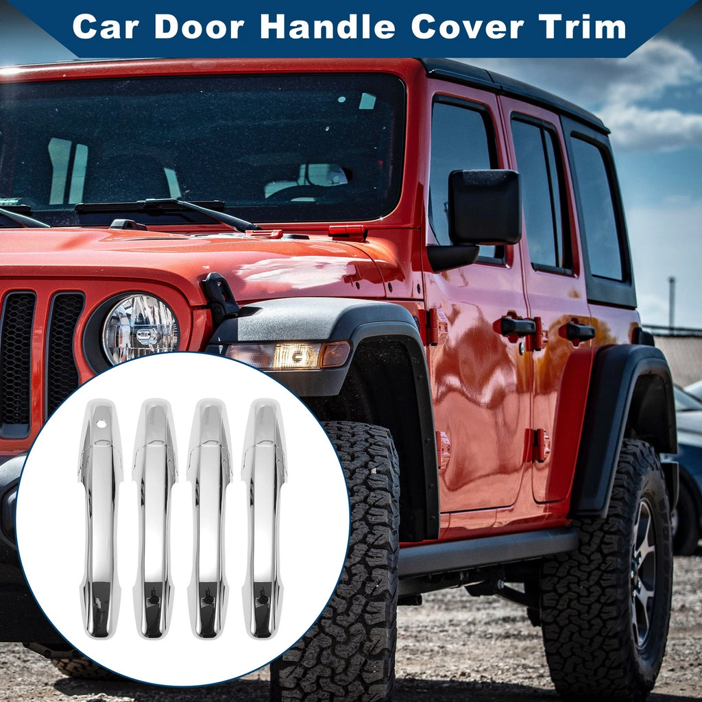 Car Door Handle Cover Trim Replacement for Honda Civic 2006–2011 Silver Tone