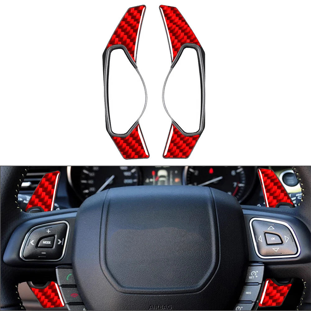 Steering Wheel Shift Paddle for Land Rover LR2 LR4 Range Rover Evoque Sport (2010–2019) Red