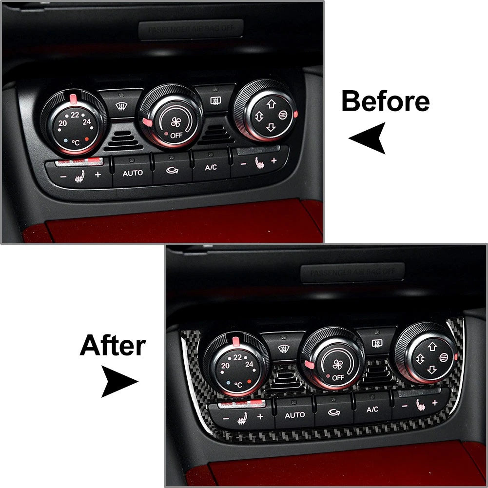 Center Console Air Conditioner Switch Button Panel Cover for Audi TT TTS TTRS (2006–2014)