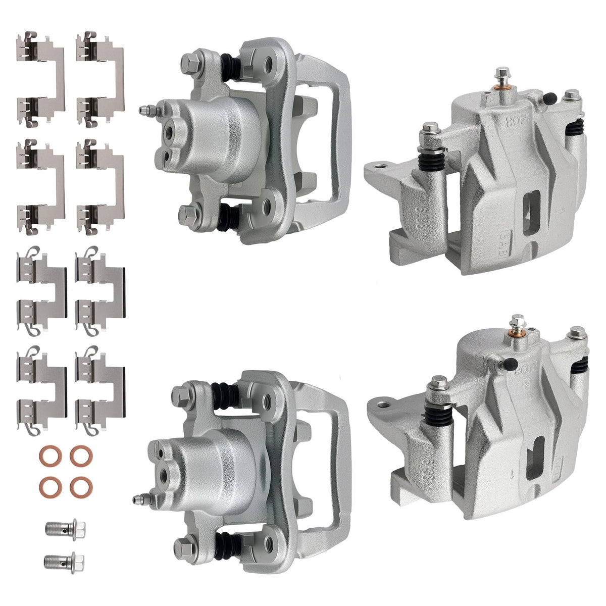 Front Rear Disc Brake Calipers for Lexus RX330 (2004–2006) RX350 (2007–2009) RX400h (2007–2008)