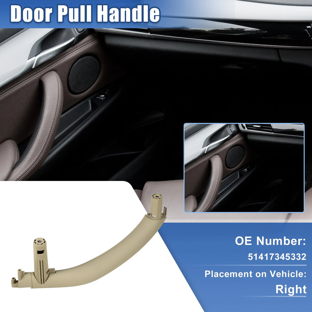 Interior Door Handle Right Side Replacement for BMW X5 (2014–2018)