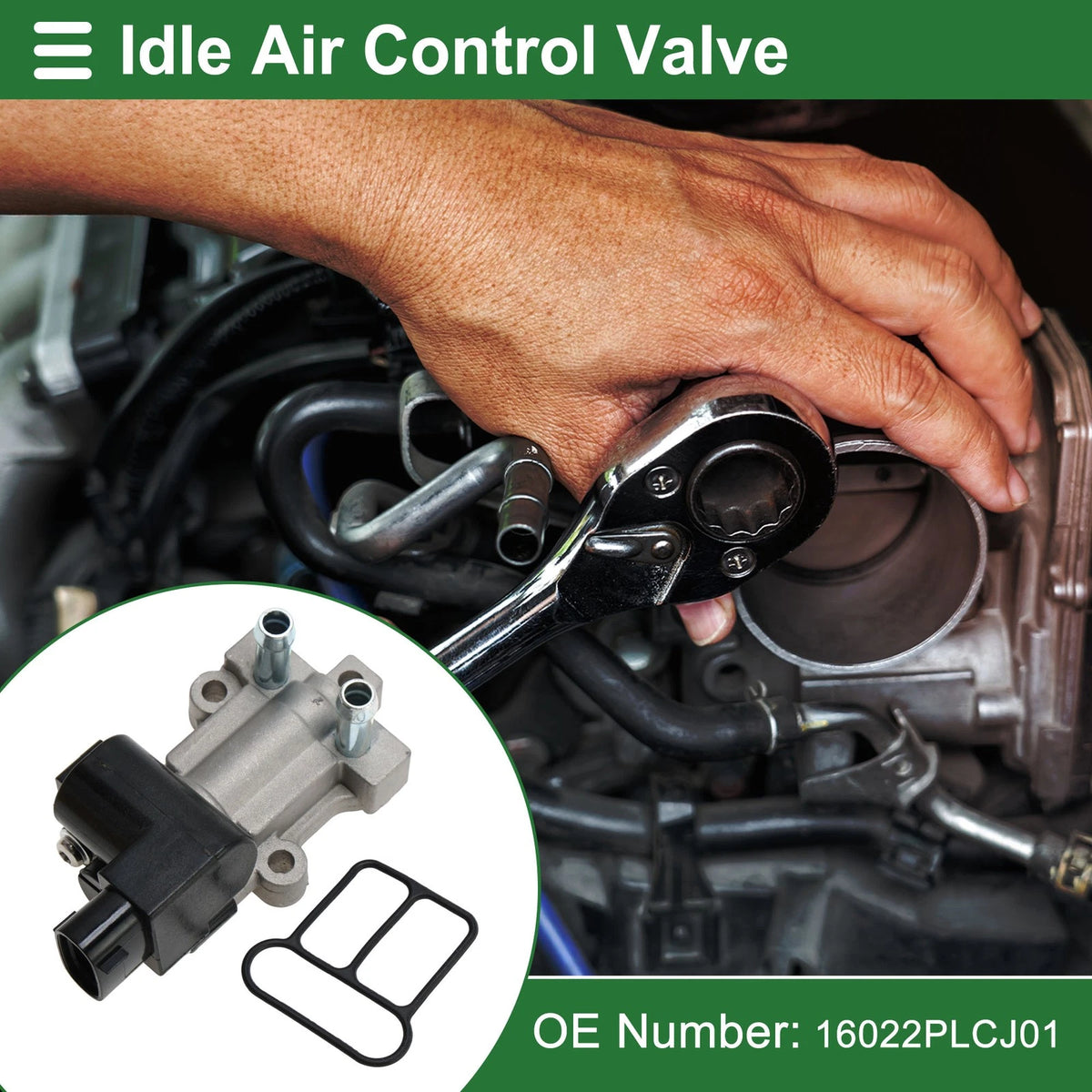 Idle Air Control Valve for Honda Civic (2001–2005) No. 16022PLCJ01