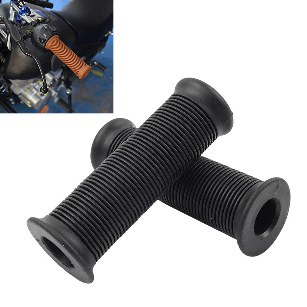 BLK 7/8'' 22MM Universal Motorcycle Scooter Bicycle Handlebar Handle Bar Grips