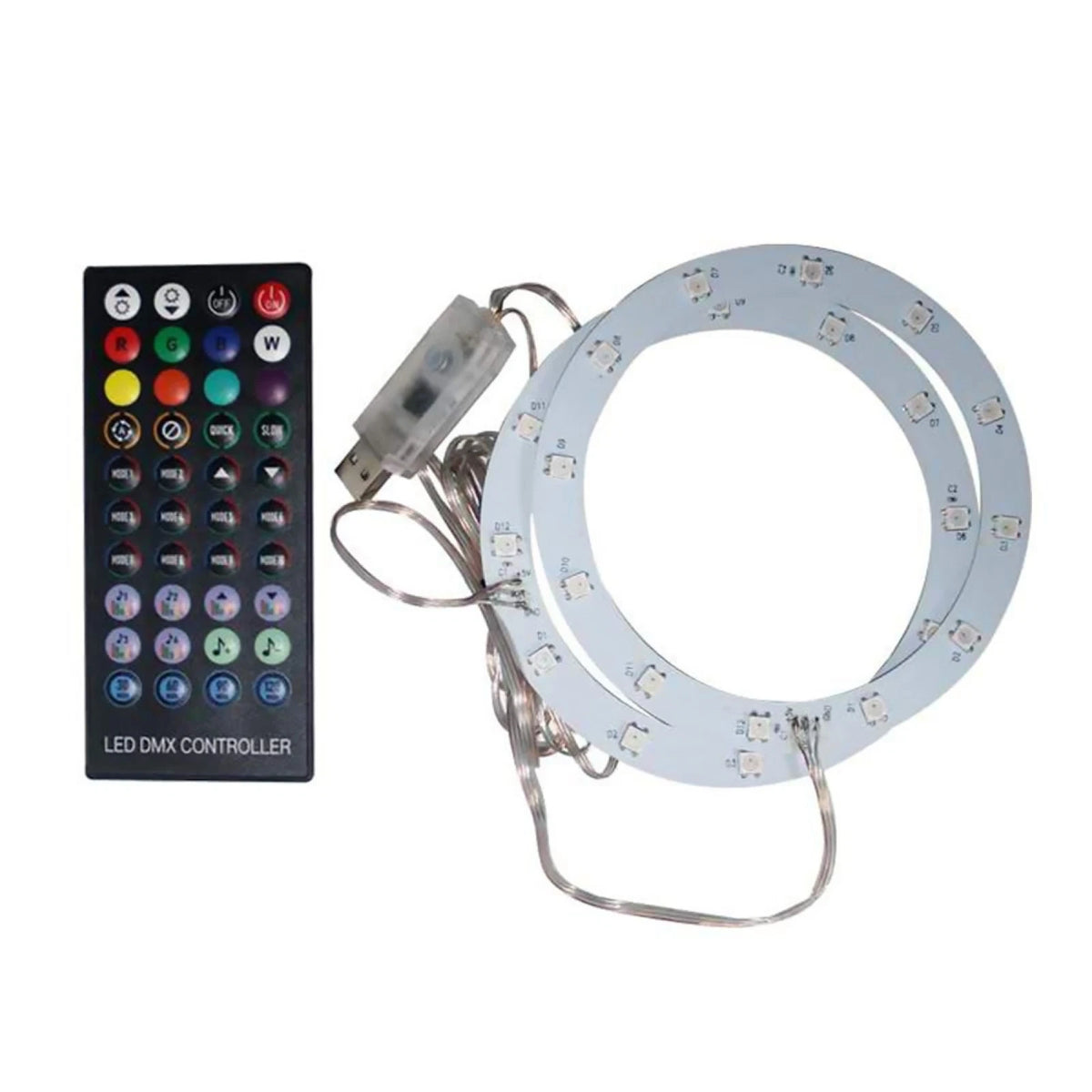 RGB Light Strip Bar with Remote Control for PS5 Console (2020–2023)